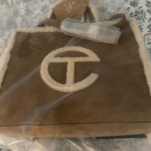 UGG x Telfar medium chestnut bag. Authentic brand new with tags and wallet